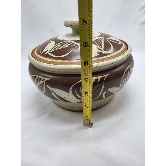 Studio Art Stonewear Pottery Signed & Lidded - Picture 8 of 8